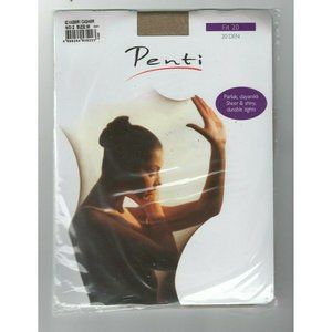 Penti 52 Cashmir #2 Size Medium Fit 20 Sheer And Shiny Durable Tights 5223